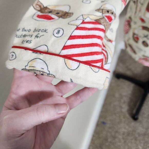 Nick & Nora How to Sew A Sock Monkey Pajamas Y2k Size XXL Plus Size - Picture 5 of 16